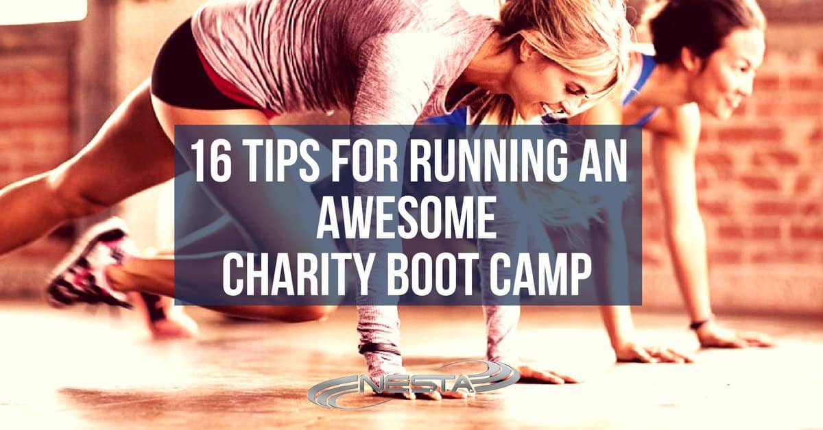16 tips for running a charity boot camp