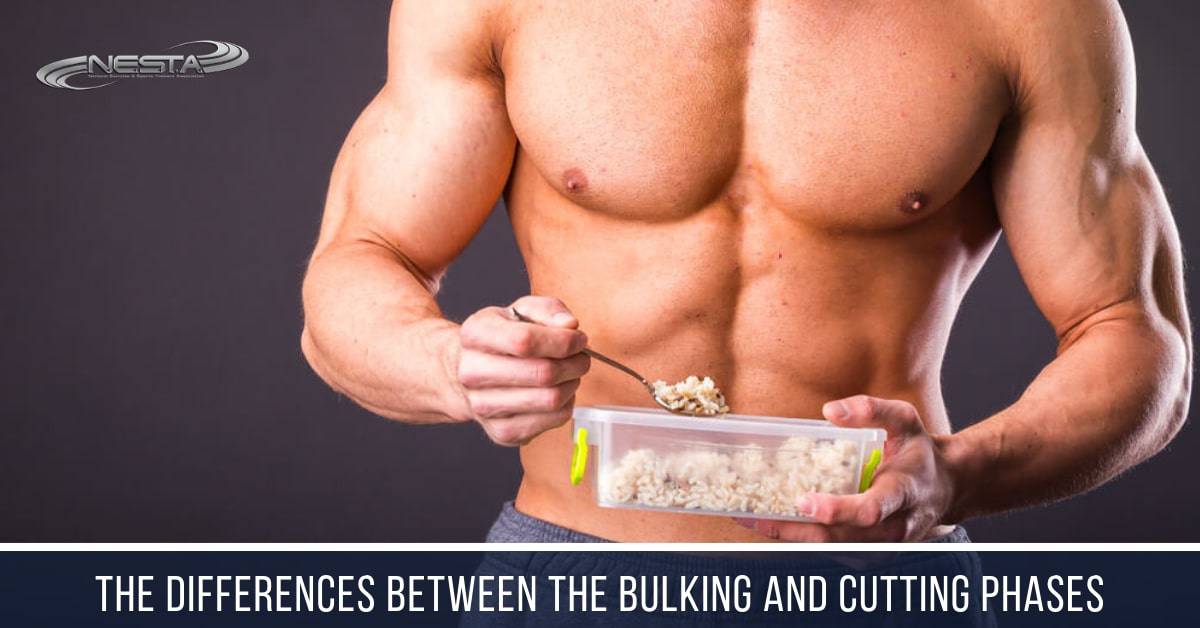 Bulking up is to gain muscle weight as cutting down is to lose the body fat while preserving the muscle mass. Cutting-up is different to bulking-in.