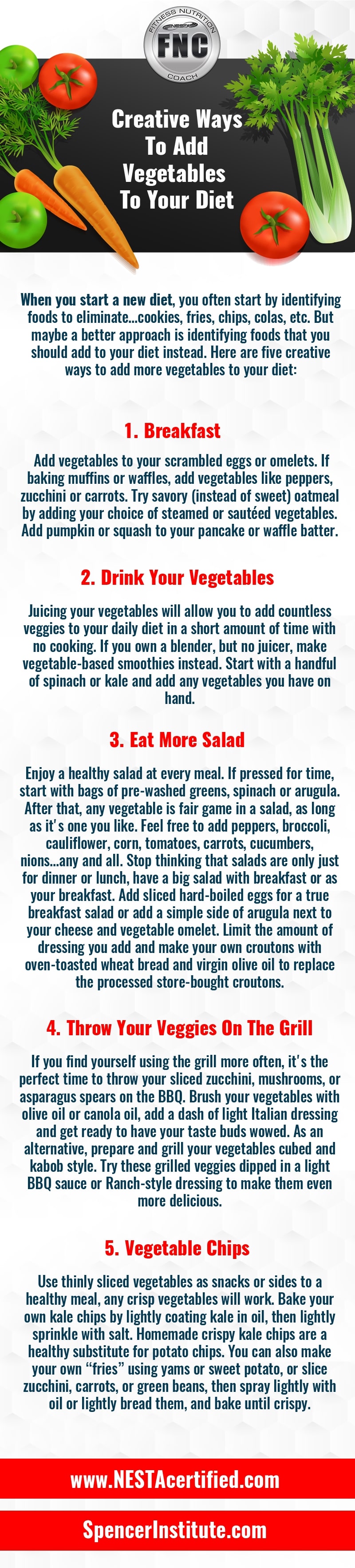 easy ways to eat more vegetables
