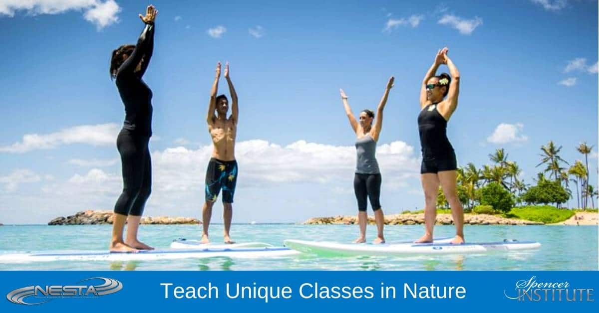 travel as a nomad and teach exercise classes
