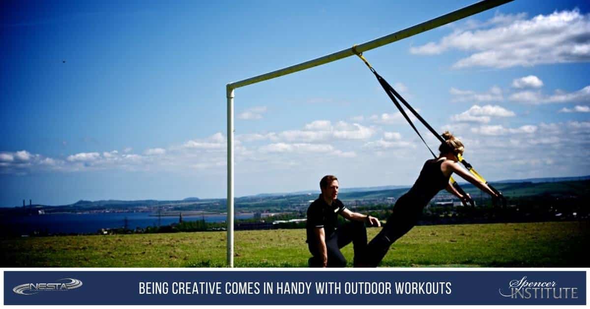 trx workouts in a park