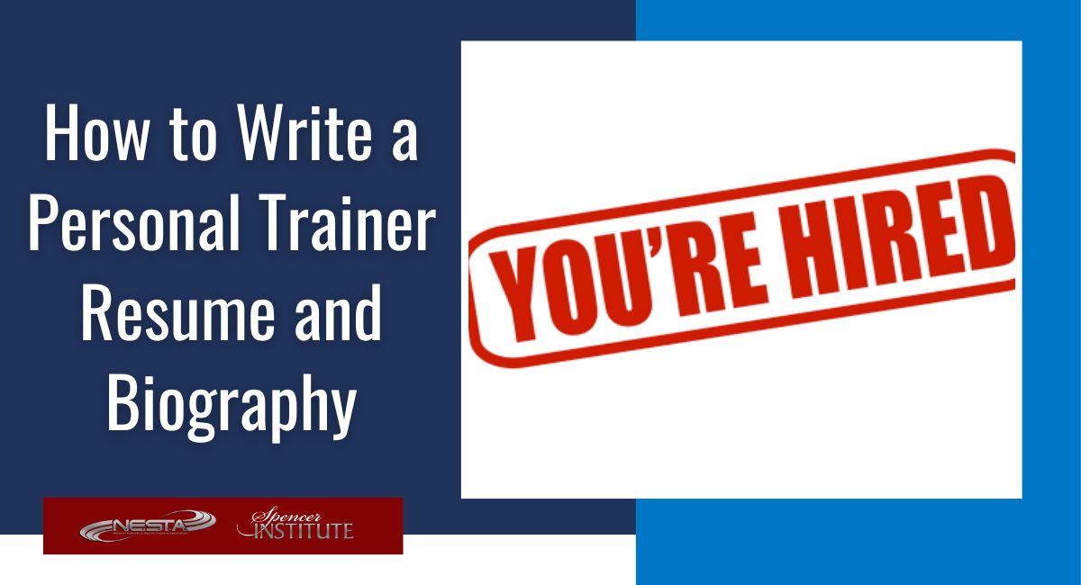 How to Write a Personal Trainer Resume and Biography